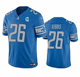 Men & Women & Youth Detroit Lions #26 Jahmyr Gibbs Blue 2023 F.U.S.E. 90th Anniversary Vapor Untouchable Limited Stitched Jersey,baseball caps,new era cap wholesale,wholesale hats